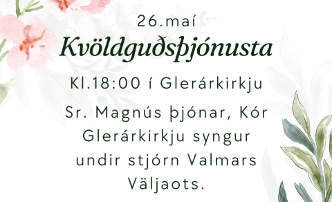 Sunnudagurinn 26.maí kl.18:00