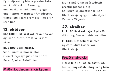 Október í Glerárkirkju