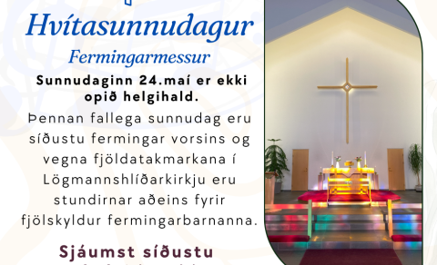 Fermingar um Hvítasunnu