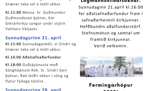 Apríl í Glerárkirkju