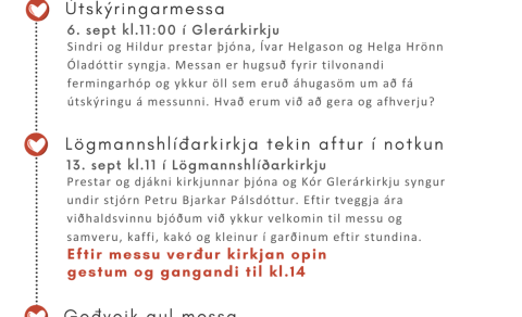 September í Glerárkirkju