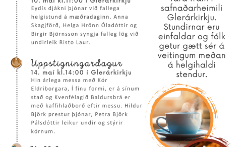 Maí mánuður í Glerárkirkju