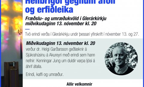 Fræðslukvöld 13. og 27. nóvember - Heilbrigði gegnum áföll og erfiðleika