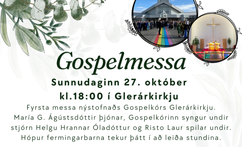Gospelmessa 27.okt kl.18:00