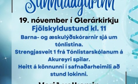 Fjölskyldustund sunnudaginn 19. nóvember