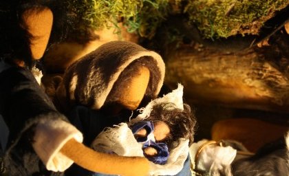 Jólaguðspjallið til sýnis