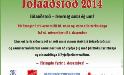 Jólaaðstoð á Eyjafjarðarsvæðinu að hefjast 27. nóvember