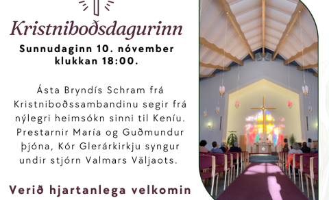 Kristniboðsdagurinn 10. nóvember