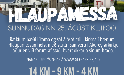 Hlaupamessa - 25.ágúst