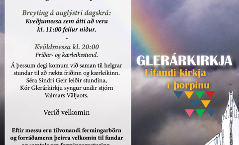 Friðar og kærleiksstund kl.20:00