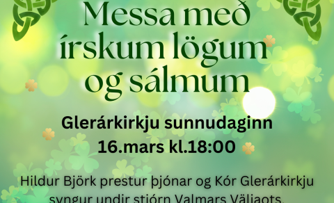 Messa sunnudaginn 16.mars