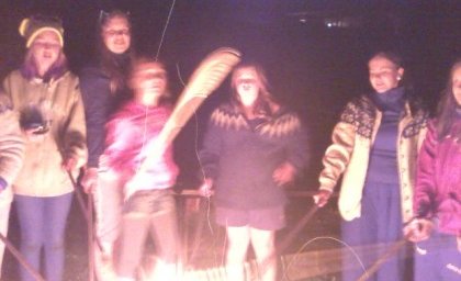 Vel heppnuð ferð Glerárskólahóps á Hólavatn