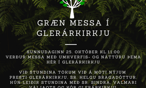 Græn messa sunnudaginn 25. sept.