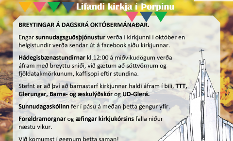 Kirkjustarf á kóvíd tímum