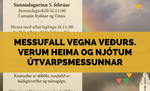 Sunnudagurinn 5. febrúar - MESSUFALL
