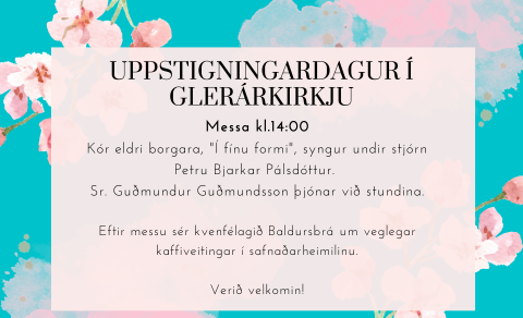 Uppstigningardagur - Messa og kaffi