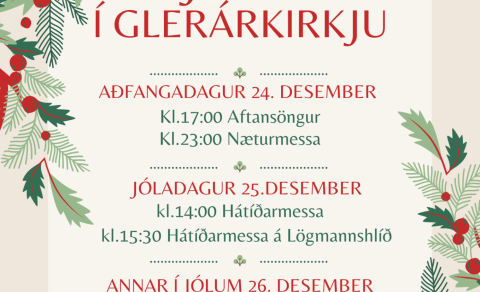 Helgihald um hátíðirnar