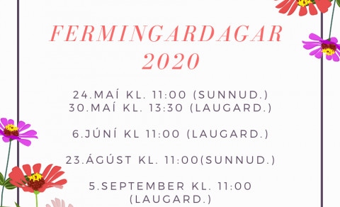 Nýjir fermingardagar 2020