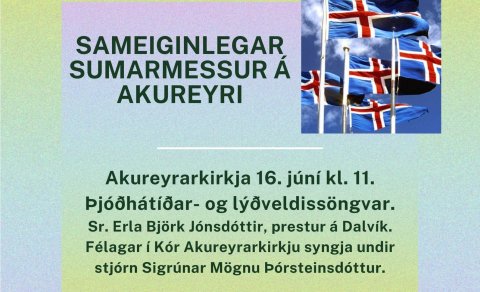 Sameiginlegar sumarmessur á Akureyri