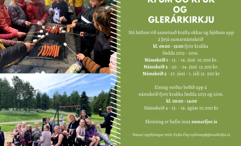 Sumarnámskeið Glerárkirkju og KFUM og KFUK