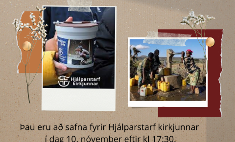 Söfnun fyrir brunni - fermingarbörn ganga í hús