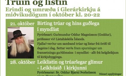 Birting trúar og hins guðlega í myndlist með Goddi