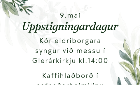 Messa með Kór eldriborgara 9.maí